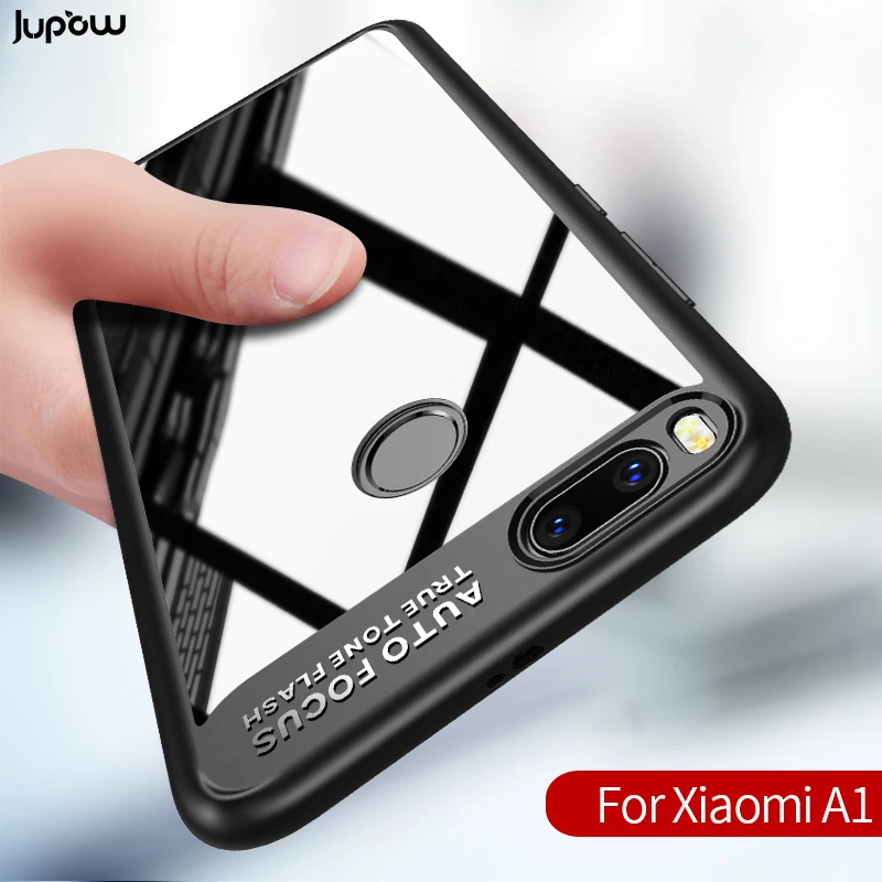 Jupow для Xiaomi mi 5X случае A1 прозрачный чехол Мягкий Бампер ТПУ Tranparent противоударный
