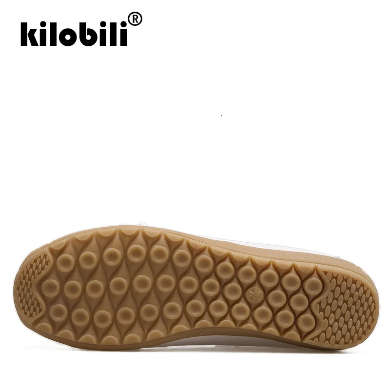 Kilobili/2019 г. весенняя женская обувь на плоской подошве из натуральной кожи женские