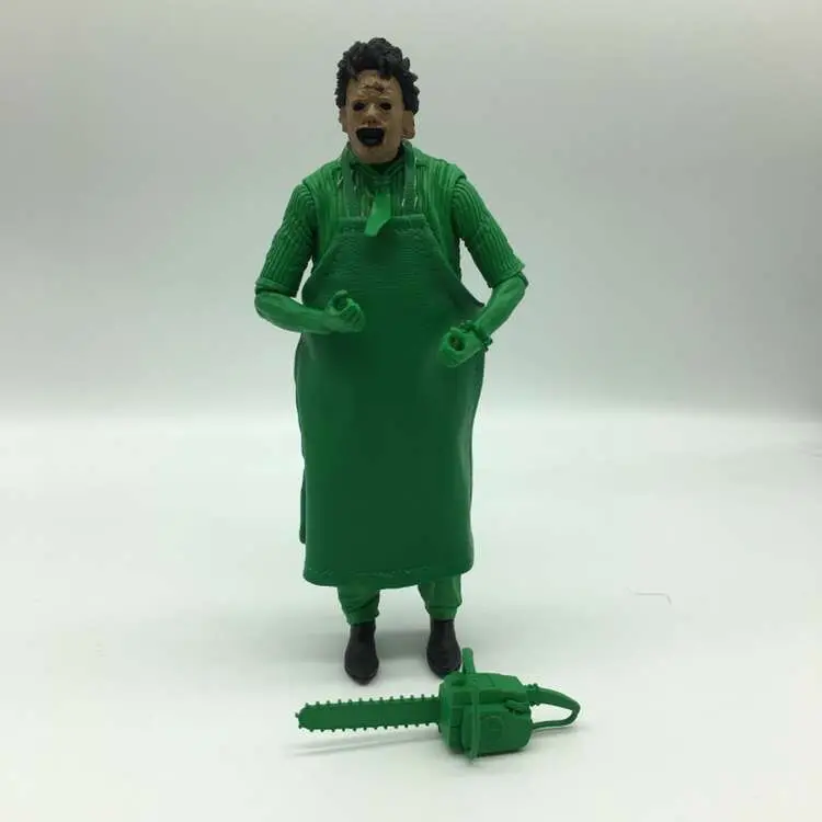 Verde Carburante 40TH Leatherface Il Техасская резня бензопилой экшен фигурка из ПВХ Collezione модель
