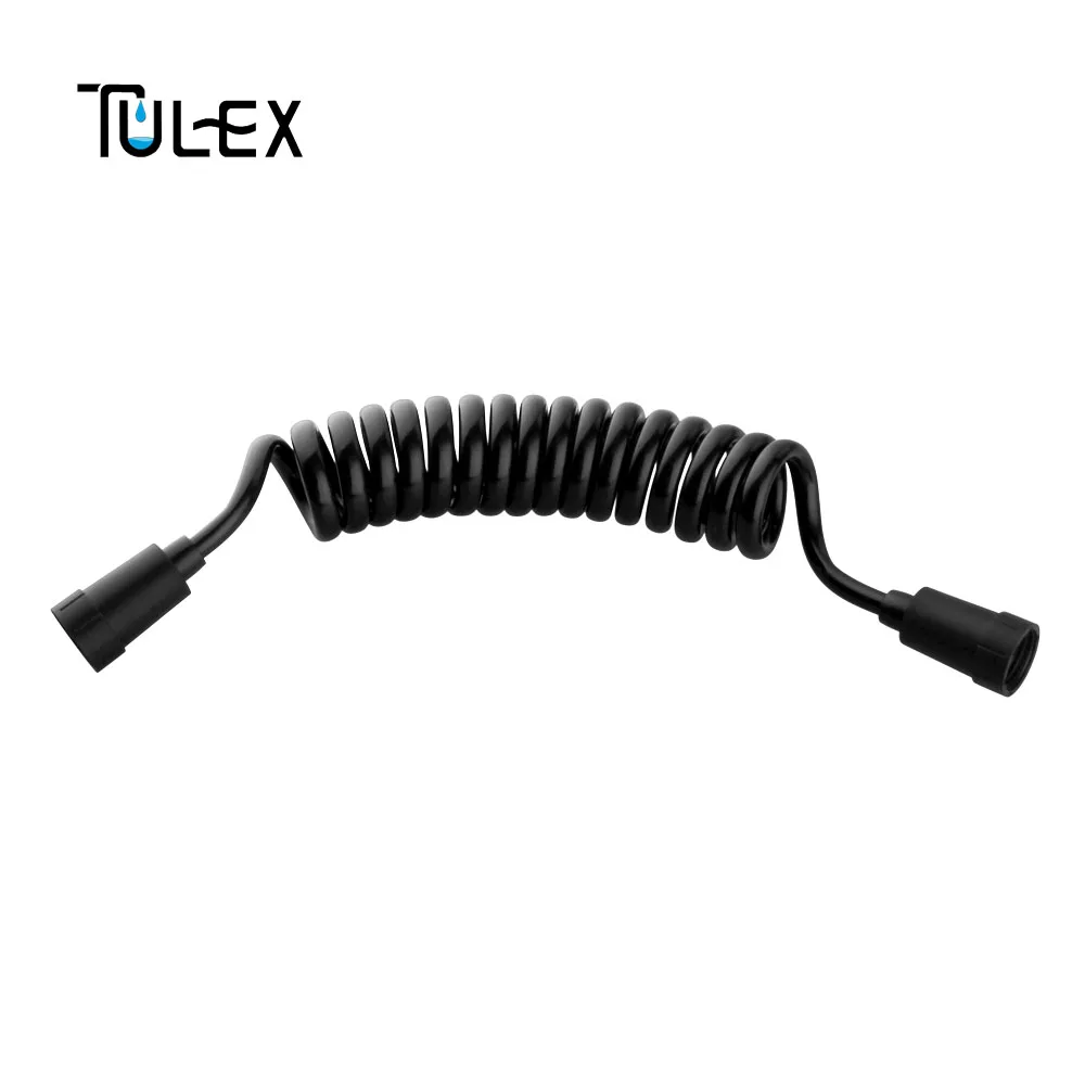 Tulex ПВХ шланг для биде Черный Гибкий Душевой шланг 2 м телефонная линия шланг для туалета Биде опрыскиватель аксессуары для ванной комнаты