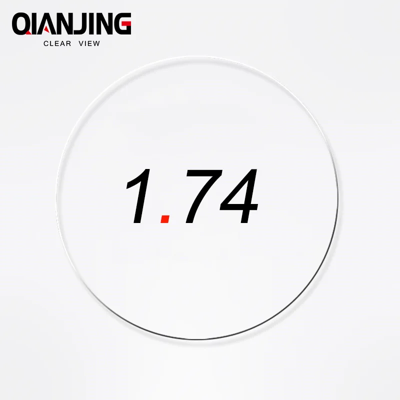 QIANJING 1 74 индекс ультратонкие линзы по рецепту Близорукость дальнозоркий