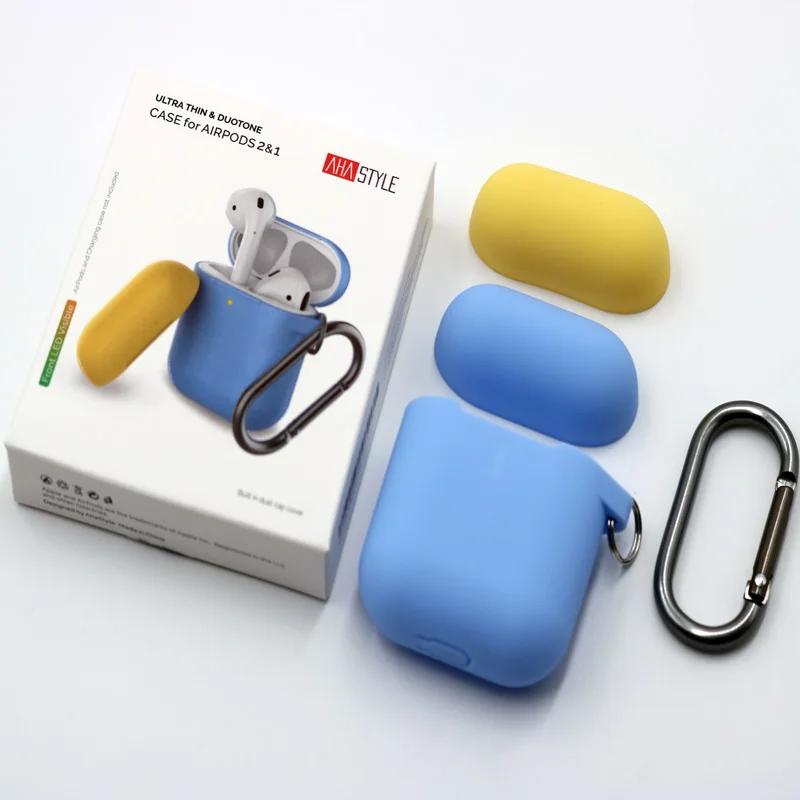 Новый чехол Staly Ultra Thin & Duotone для Airpods 2 1|Комплекты аксессуаров телефонов| |