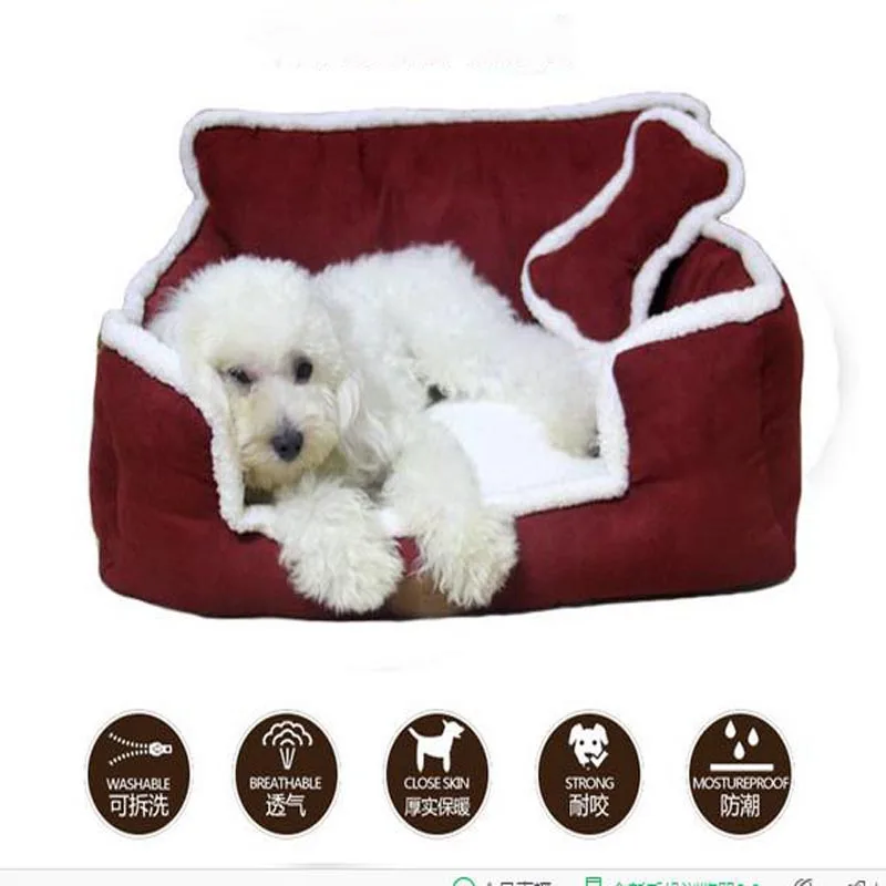 Новый роскошный Pew Nest съемный моющийся домик для питомника собаки мягкий теплый