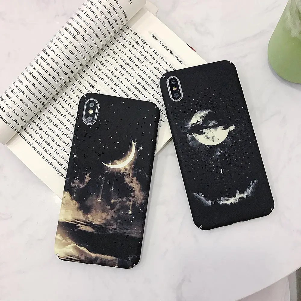 KISSCASE Luminous Case For Xiaomi Redmi Note 7 6 Pro 4X GO 5 Plus Moon Stars Mi 9 8 A2 Lite Play Pocophone F1 Cover Coque |