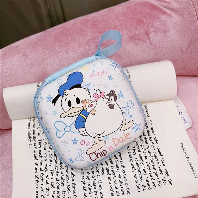 16 9,4 см* 9,4 см Единорог Мелодия Даффи медведь Cinnamoroll Улица Сезам узор коробка для хранения наушников сумка на молнии - Цвет: 16