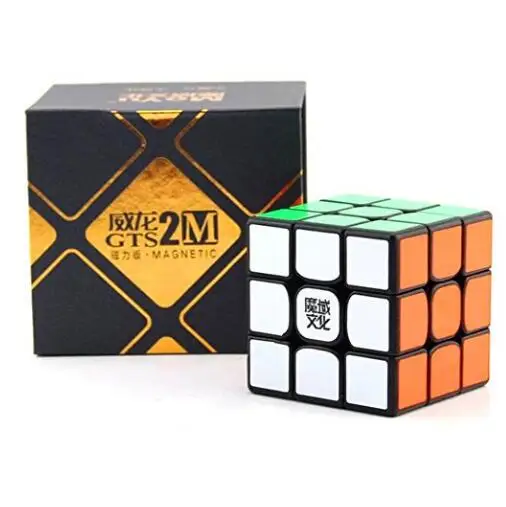 Cuber speed Moyu Weilong GTS V2 M Магнитный скоростной куб 3x3 GTS2 магический пазл черный|magic cube