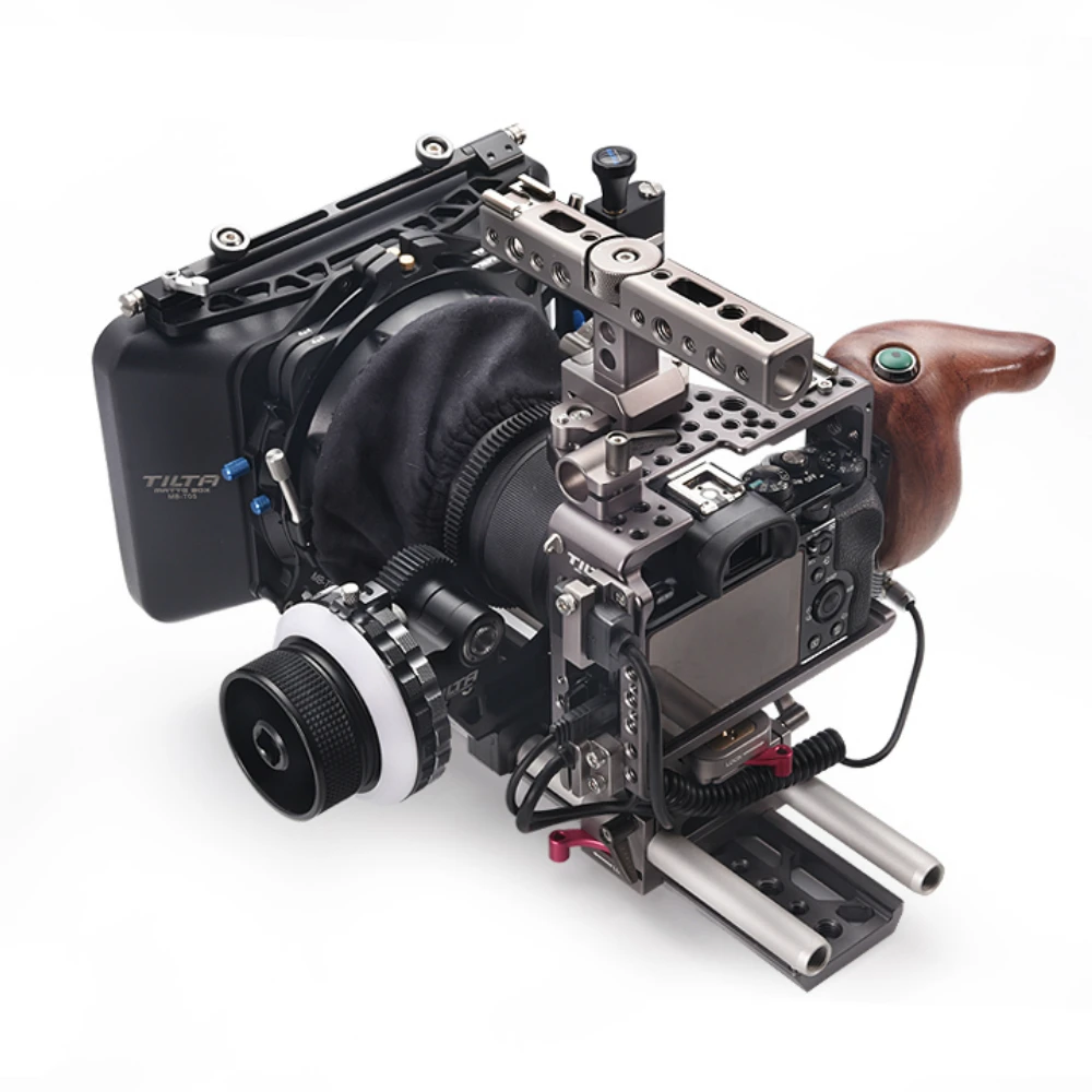 Tilta A7 A7S A7S2 A7R2 Rig комплект каркасная плита деревянной ручкой Следуйте Фокус 4*4