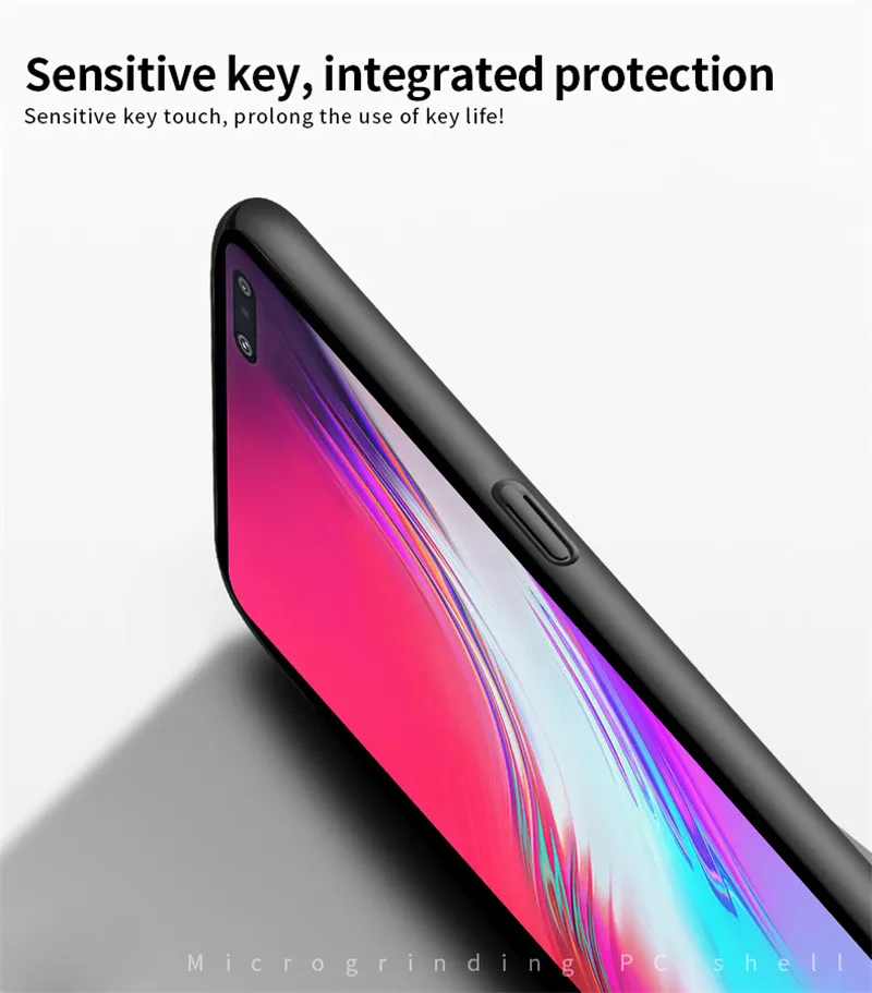 Чехол для Samsung Galaxy S10 5G роскошный Ультратонкий гладкий жесткий чехол |