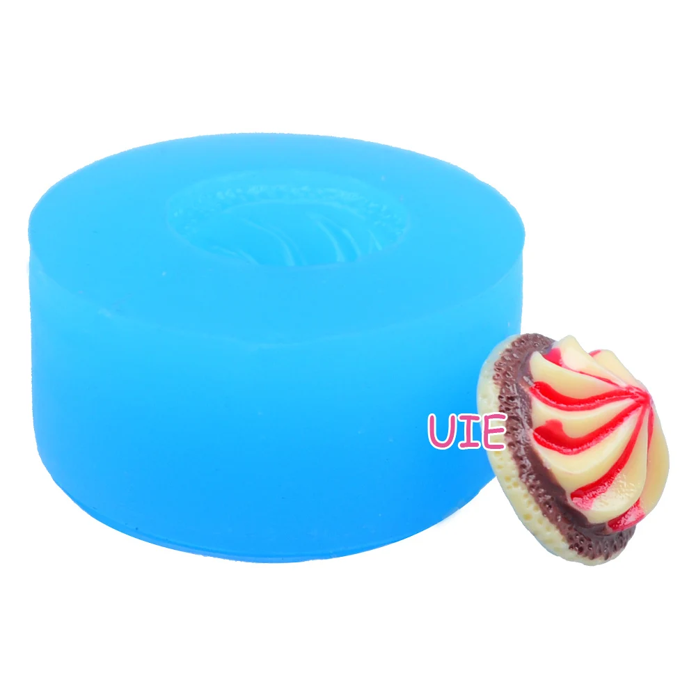 XYL037U 15.3mm Whipped Cream Silicone Mold - Sugarcraft Fondant Dessert Candy Chocolate Cookie Biscuit Resin Oven Safe | Дом и сад