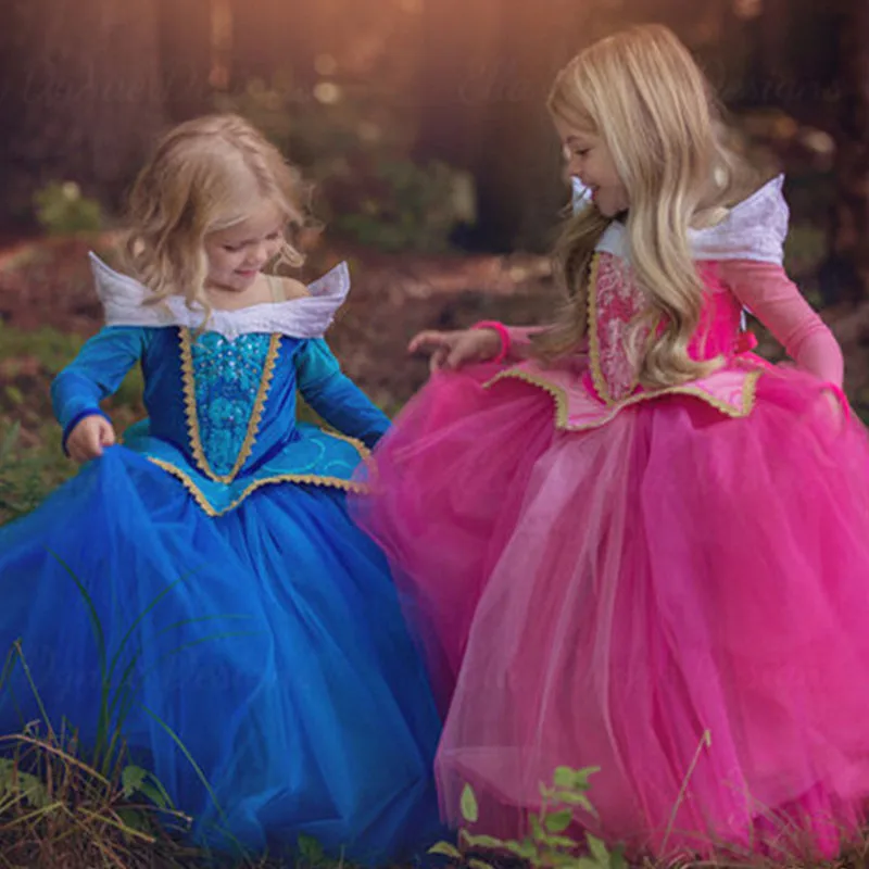 Детская одежда праздничные платья принцессы для маленьких девочек платье