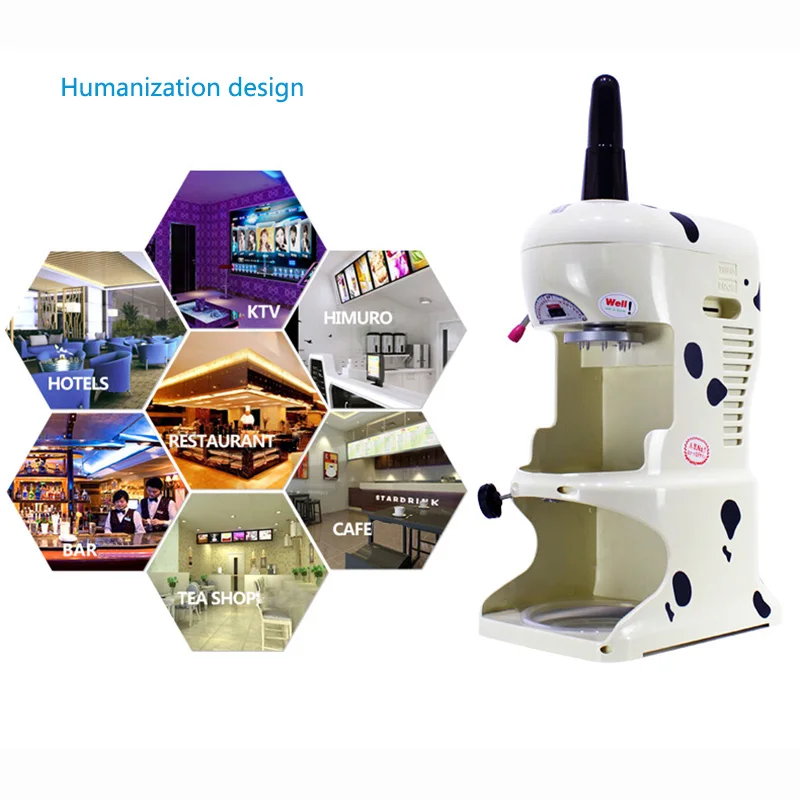 1 шт. Автоматическая Коммерческая льдодробилка машина для дробления льда