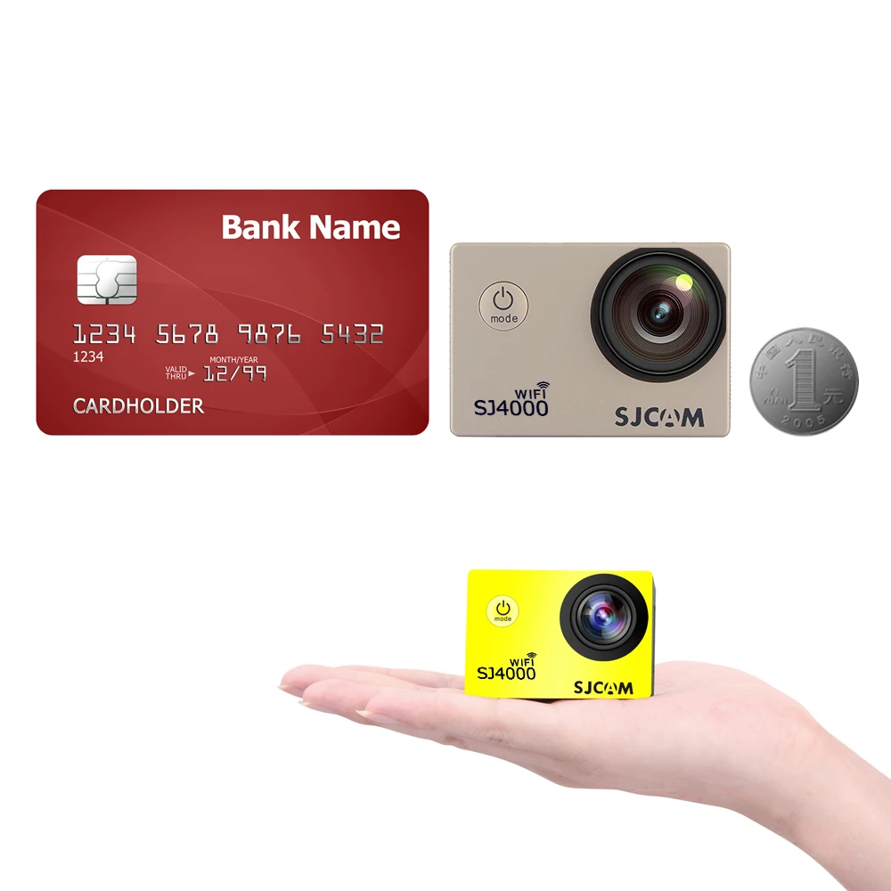 Оригинальная SJCAM SJ 4000 SJ4000 wifi 1080P HD 30M Go Водонепроницаемая профессиональная