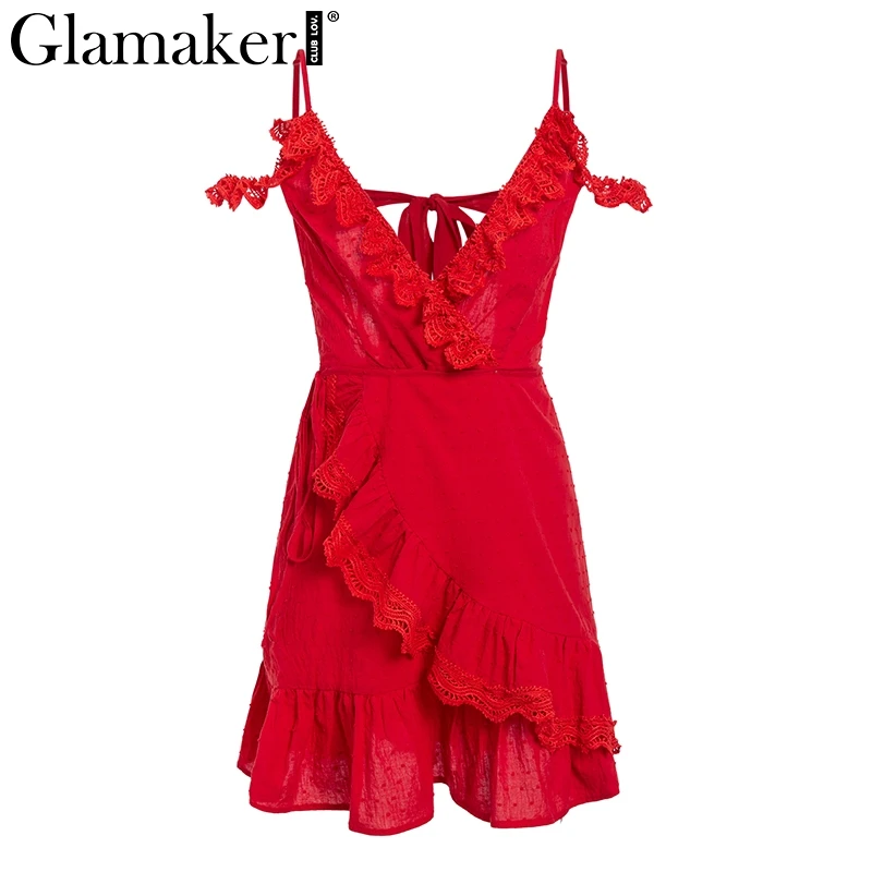Женское Бандажное платье Glamaker облегающее с треугольным вырезом без рукавов