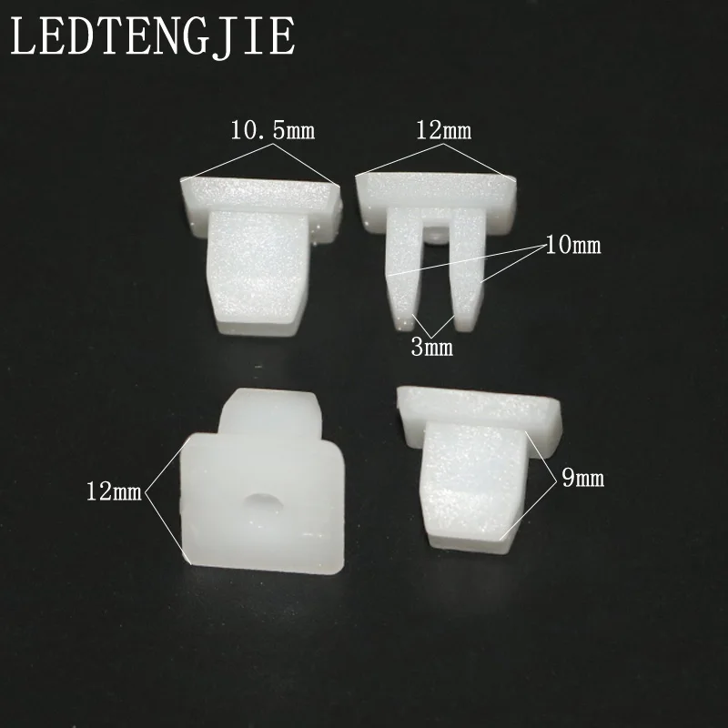 LEDTENGJIE 50 шт. Белый Нейлоновый Автомобильный крепеж, Универсальный светильник, Быстрозажимной фиксатор, автомобильные аксессуары
