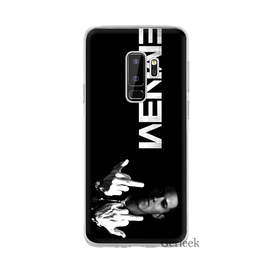 Чехол для телефона Desxz Samsung Galaxy M10 M20 M30 A7 A9 A10 A30 A40 A50 A70 Rapero Eminem|Чехлы-накладки| |