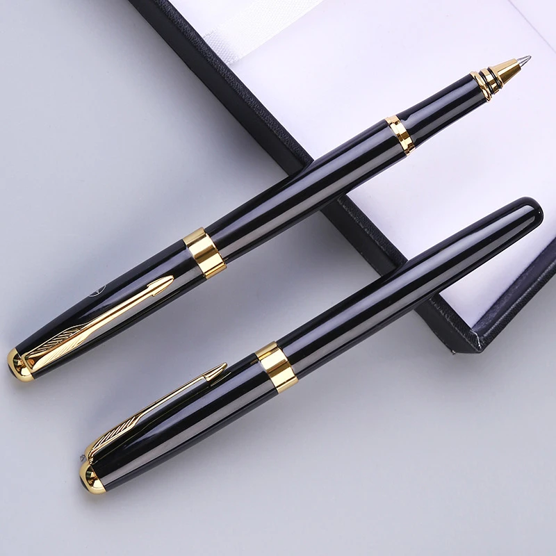 1 шт. Роскошная металлическая ручка шариковая stylo pennen boligrafos kugelschreiber canetas penna kalem