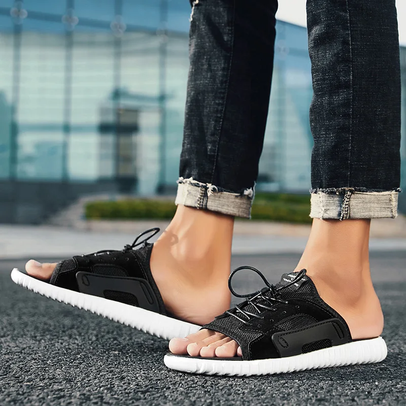 Sapato Feminino/Брендовые мужские сандалии летние пляжные шлепанцы для