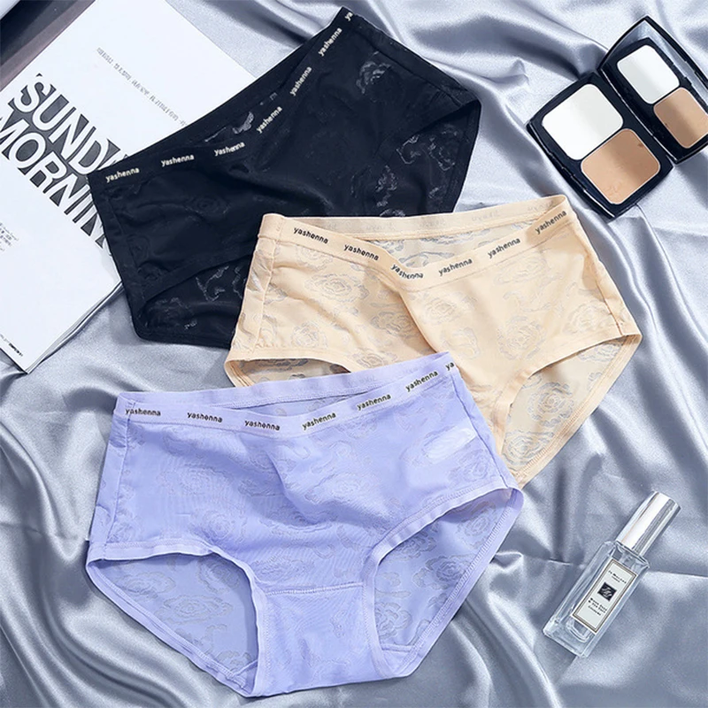 Женские Бесшовные дышащие трусики розовые хлопковые сексуальные для девушек