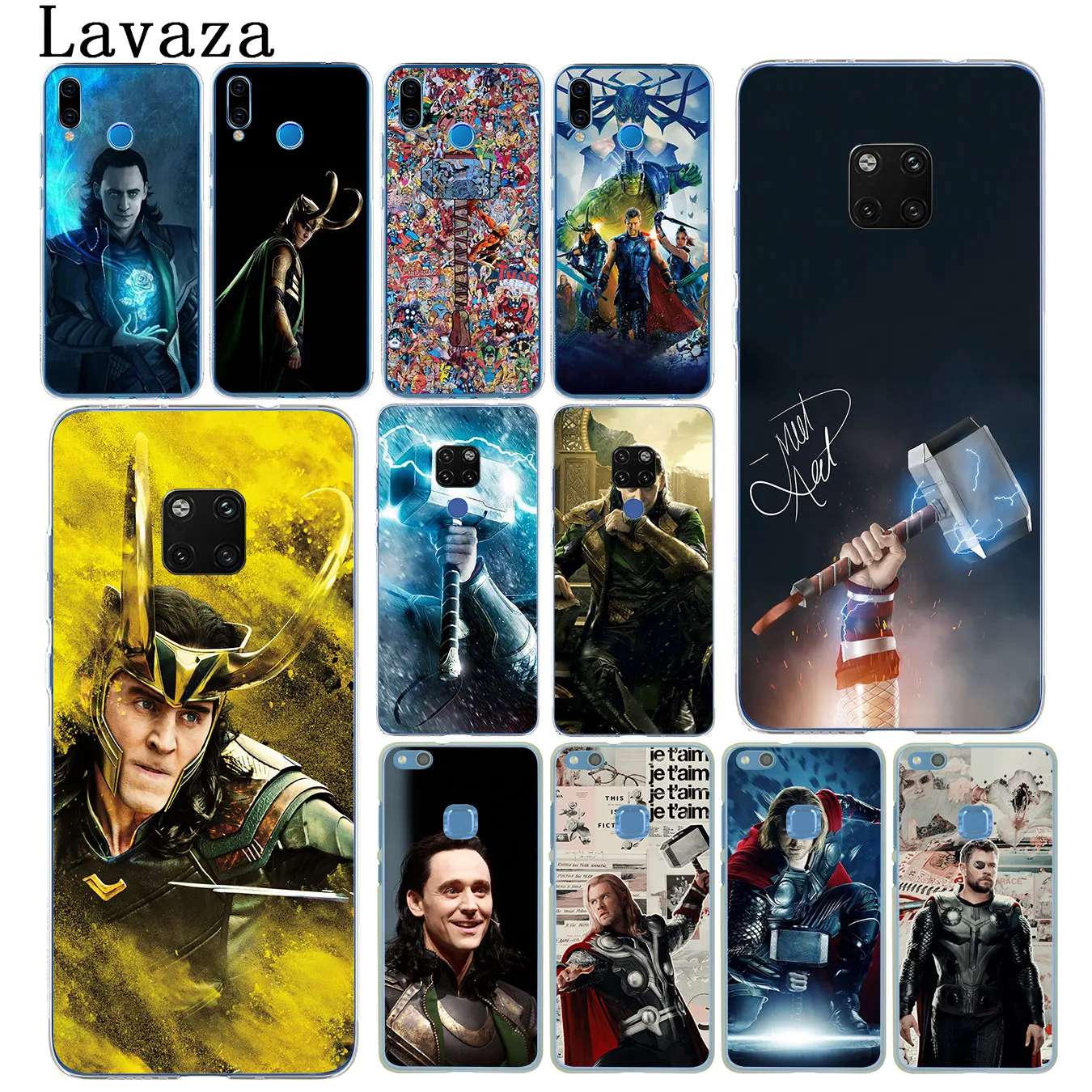 Чехол для телефона Lavaza Thor Marvel Loki Huawei Mate 30 10 20 Pro Lite Nova 5I 4 3i 3 2i 2 Y6 Prime|Чехлы-накладки| |