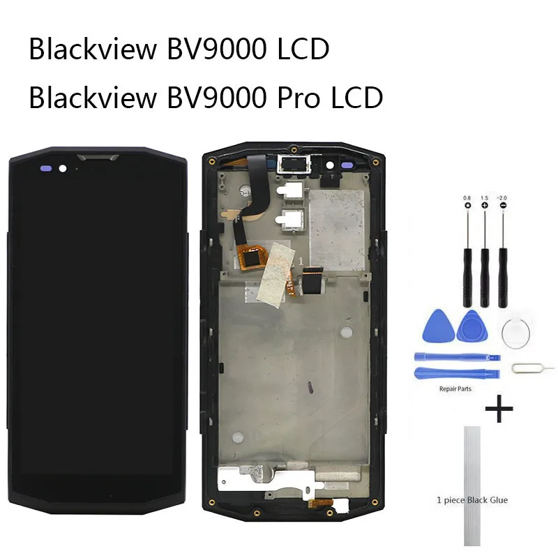 Сменный экран дисплея для Blackview BV9000 ЖК дисплей с сенсорным экраном 5 7 дюйма черный