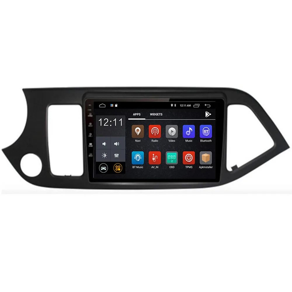 Андроид 10 9 &quot2Din автомобиль радио для 2011 2012 2013 2014 KIA PICANTO Утро GPS навигации головное