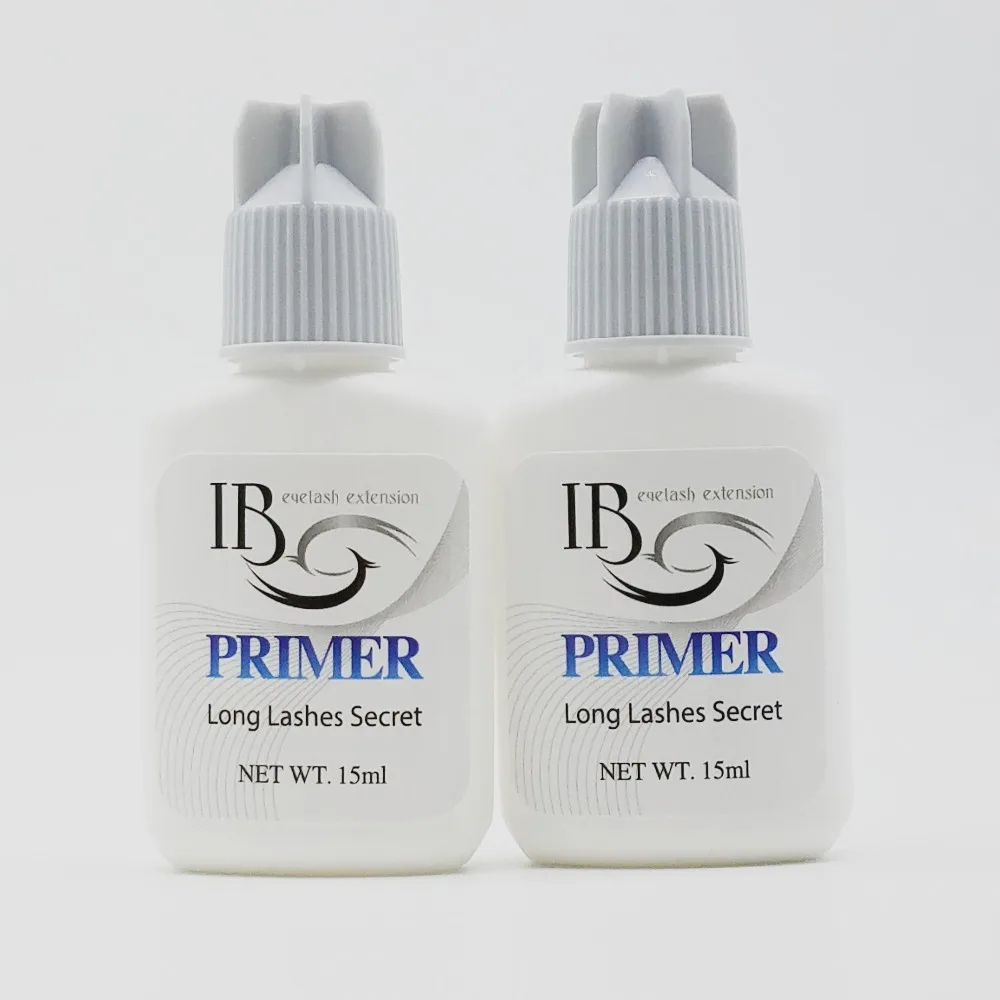 

Professional 2 bottles/lot IB ibeauty Eyelash Extensions Primer for Individual Lash Application From Korea 15ml fixing agent