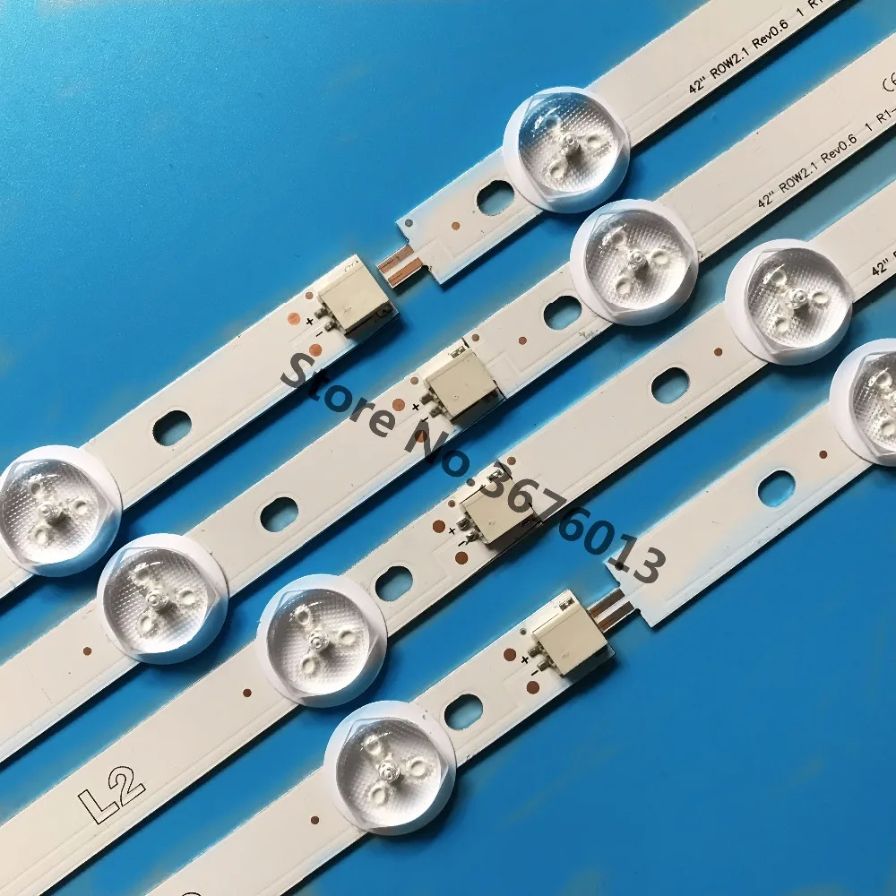 Новый комплект 10 шт. R1 L1 R2 L2 Светодиодная лента Идеальная замена для LC420DUE 42LN5400 6916L