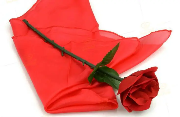 Бесплатная доставка шелковые и розовые Волшебные реквизиты волшебные трюки