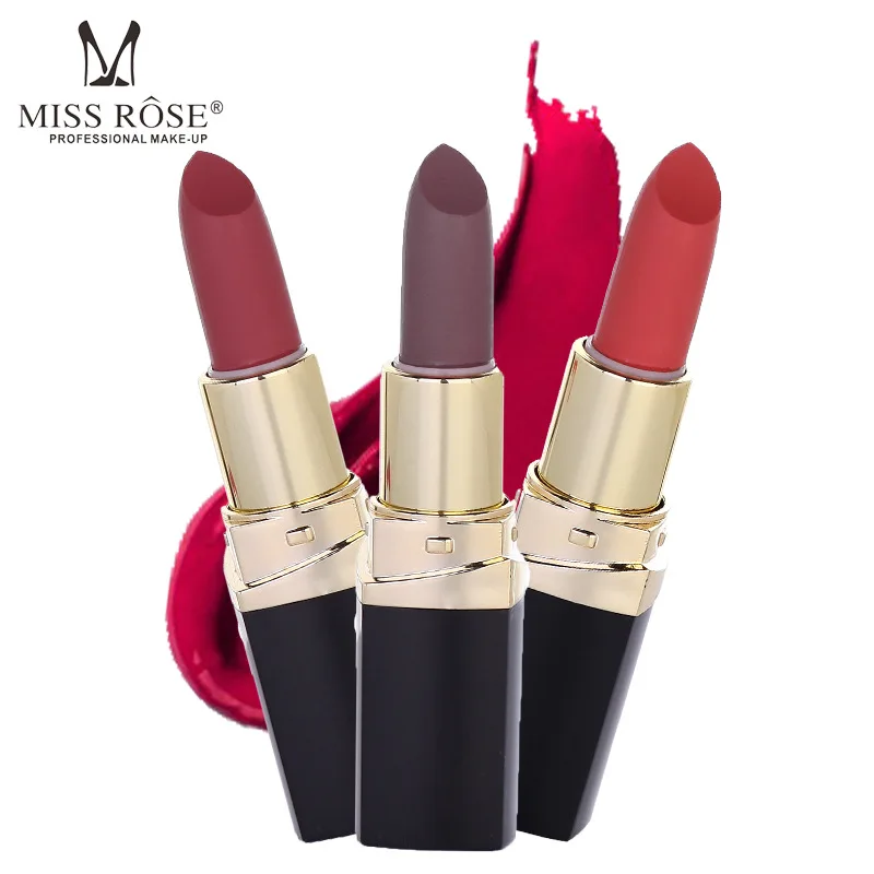 MISS ROSE 18 цветов новая матовая губная помада квадратная трубка стойкая