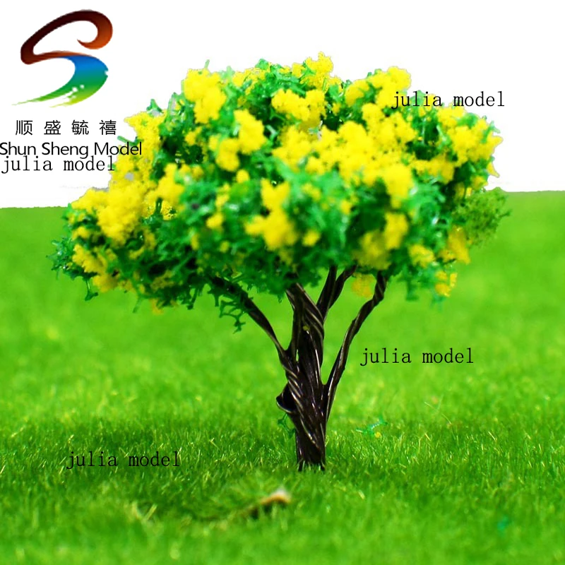 

5pcs Scale Train Layout Set Model Scale Trees for Z Scale high 5.5cm