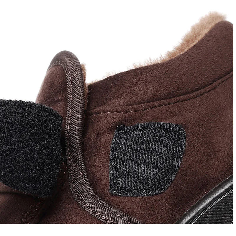 Мужские ботинки 2018 теплые зимние мужские удобные нескользящие ботильоны