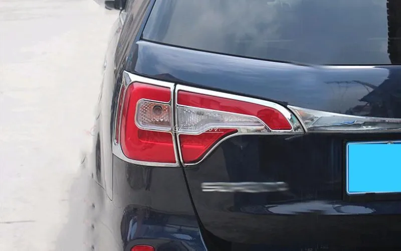 Высокое качество ABS хром задний фонарь Крышка лампы отделка 4 шт. для Kia Sorento 2013