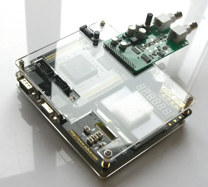 Бесплатная доставка! 1 шт. высокоскоростной модуль AD / DA с поддержкой FPGA black gold