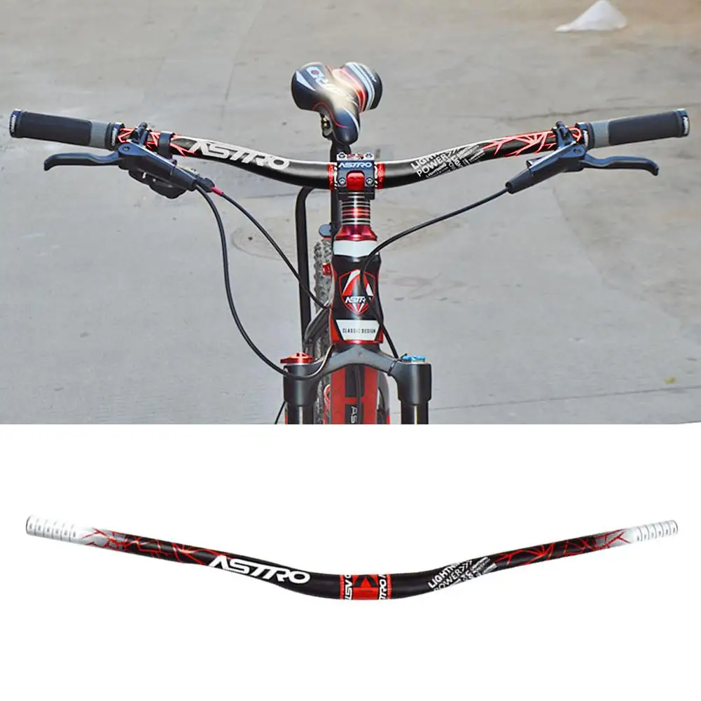 

Mountain Bike Handlebar Bicycle Aluminum Handlebar Road Bike Professional Riding Curved Handlebar Accessories 720mm