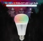Mi светильник 9 Вт DMX512 RGB + CCT E27 светодиодная лампочка; DMX 512 светодиодный Транс mi ттер; 2,4 ГГц FUT092 RGB + CCT беспроводной пульт дистанционного управления