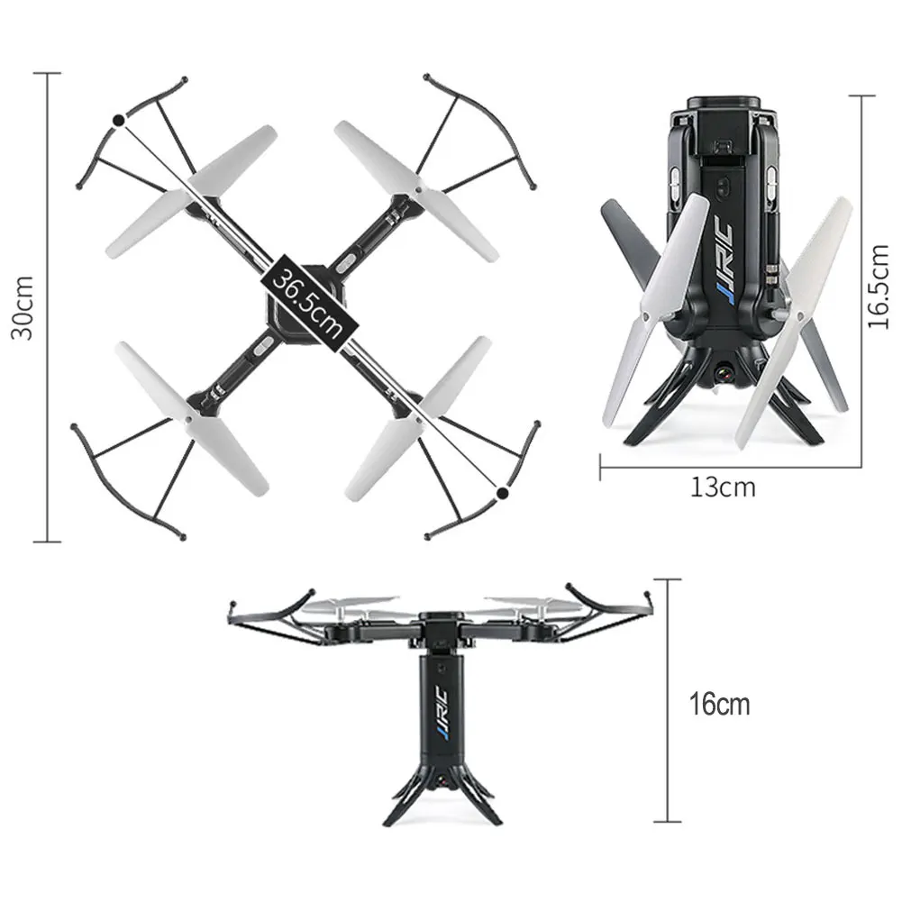 JJR/C H51 Foldable RC Quadrocopter Drone With HD WIFI Camera 720 P Helicopter | Игрушки и хобби