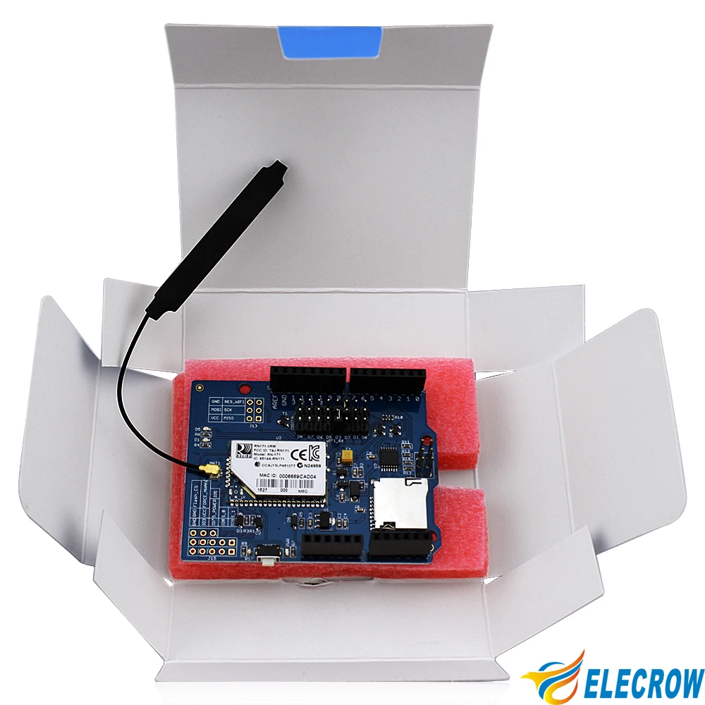 Elecrow RN171 WIFI Shield for Arduino UNO R3 Mega Expansion Board Module Wireless Network DIY Smart Home | Электронные