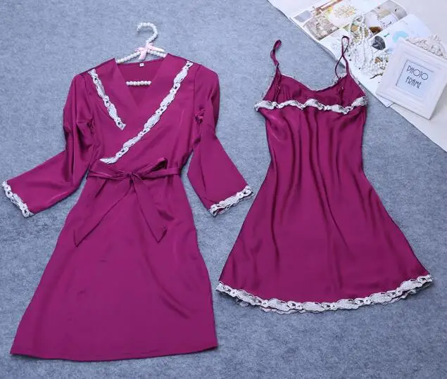 Халат женский новинка 2019 высококачественный комплект из двух предметов