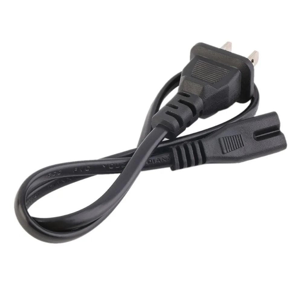 1 Pcs high quality 1.5m Power Cords New AC Supply Adapter Cord Cable Connectors 2 pin 2-prong US Plug dropshipping | Компьютеры и офис