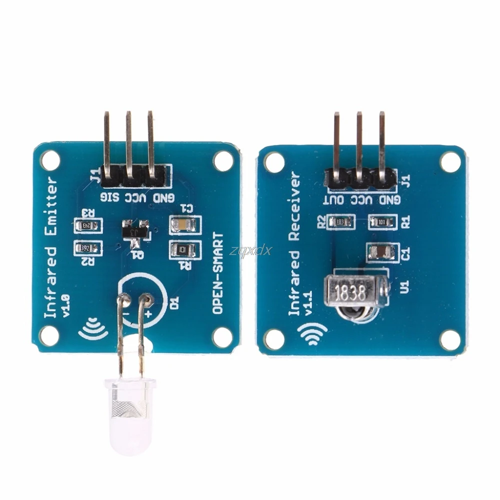NE555 Infrared Transmitter+IR Receiver With 38KHz Carrier IR Transceiver Module Active Components Sensors Whosale&Dropship|Пульты ДУ| |