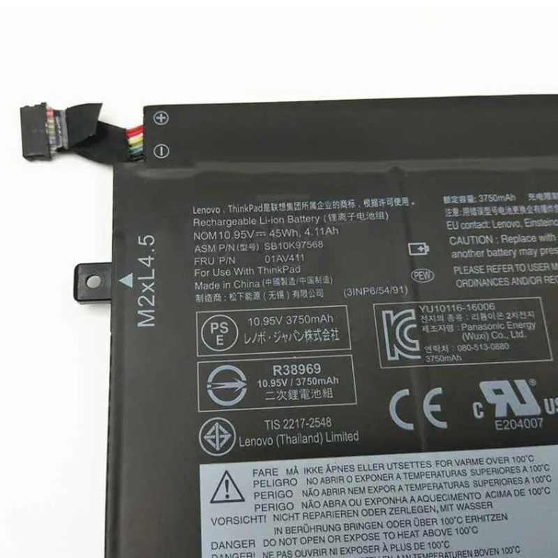 GZSM Аккумулятор для ноутбука E470 lenovo Thinkpad E470C E475 серии 01AV411 01AV412 SB10K97568 SB10K97569 батарея |