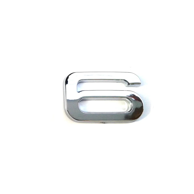 

50pcs/lot A6 Car Rear Emblem Badge Emblema Sticker