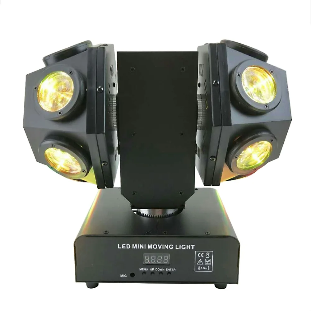 2018 новейший мини LED 12x10 Вт RGBW с движущейся головкой Светодиодный луч двойными