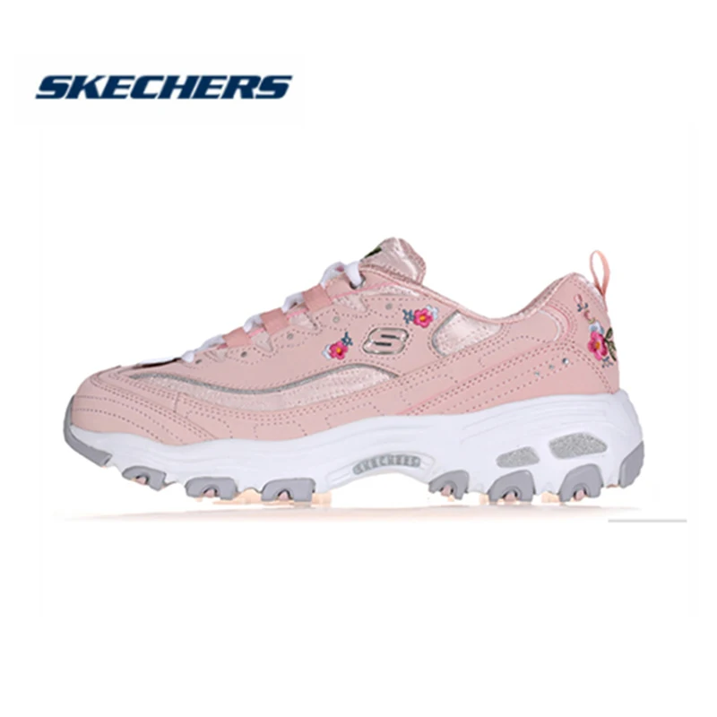 Skechers Женская повседневная обувь, модные кроссовки на платформе, роскошная дизайнерская обувь для женщин, повседневная обувь, 11977 LTPK