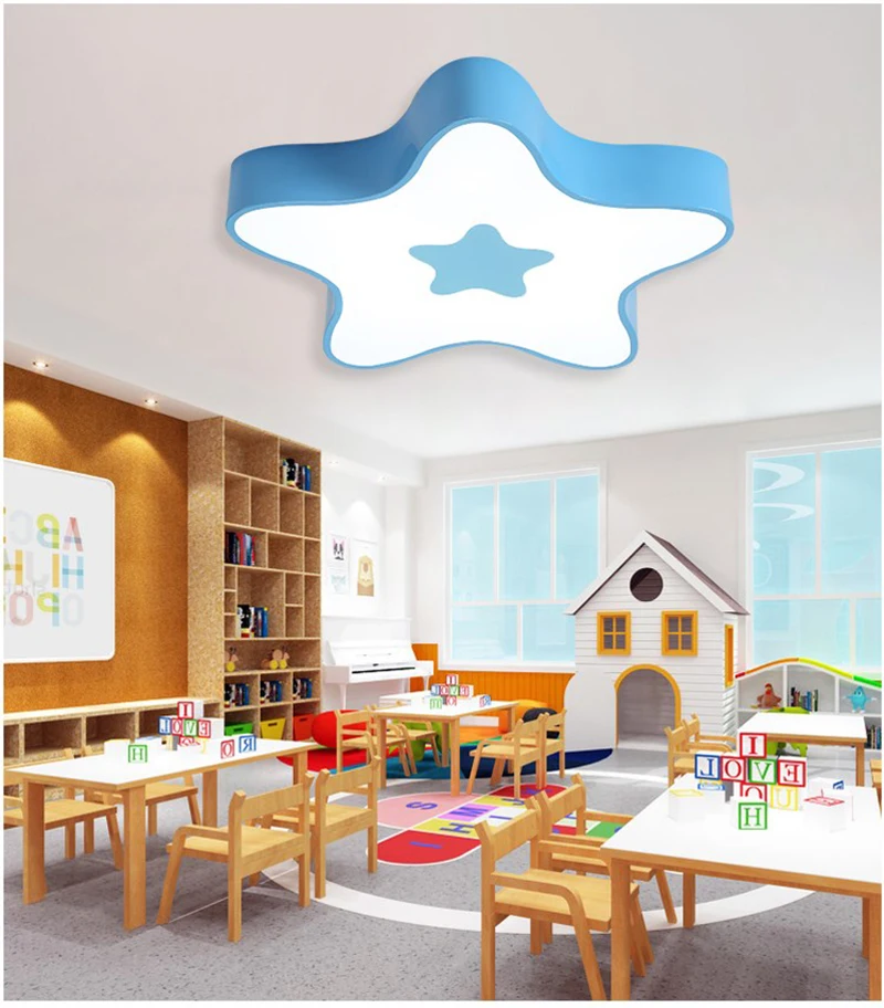 Коробка принцессы модерация Персонализация блеск Enfants Chambre Lustres suspendus lampe