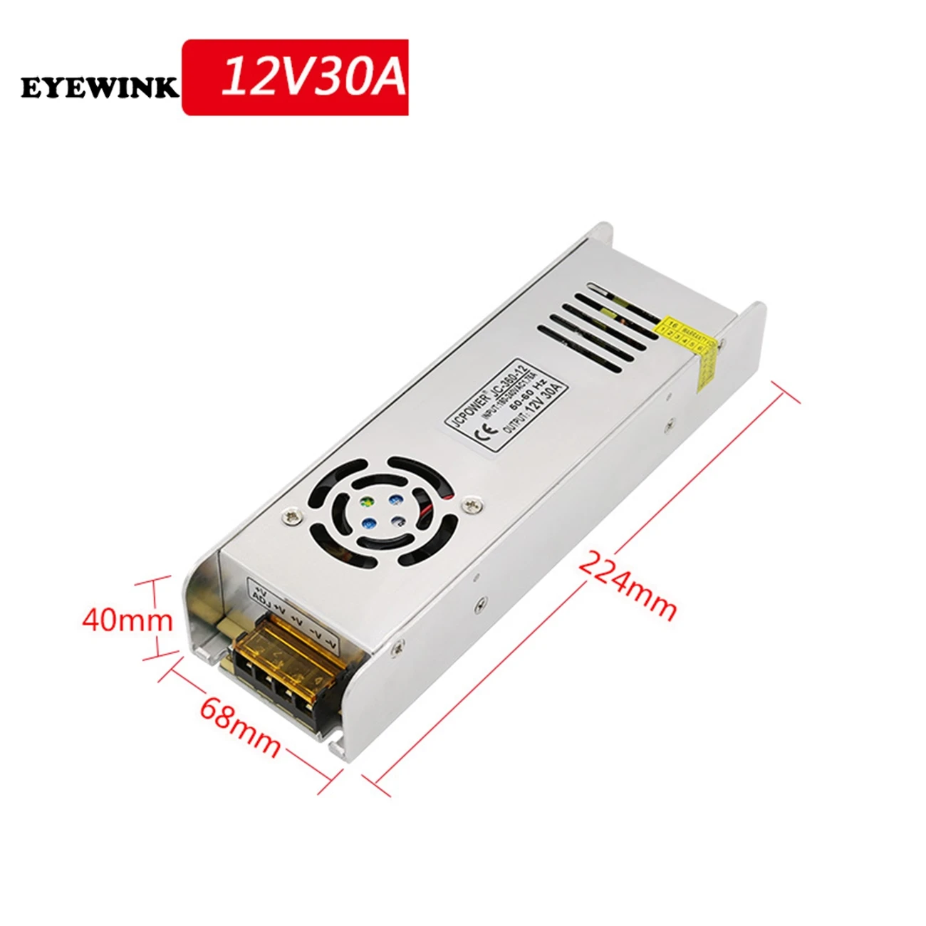 Светодиодный источник питания 12 V Volt 3A 5A 10A 15A 30A DC светодиодный адаптер