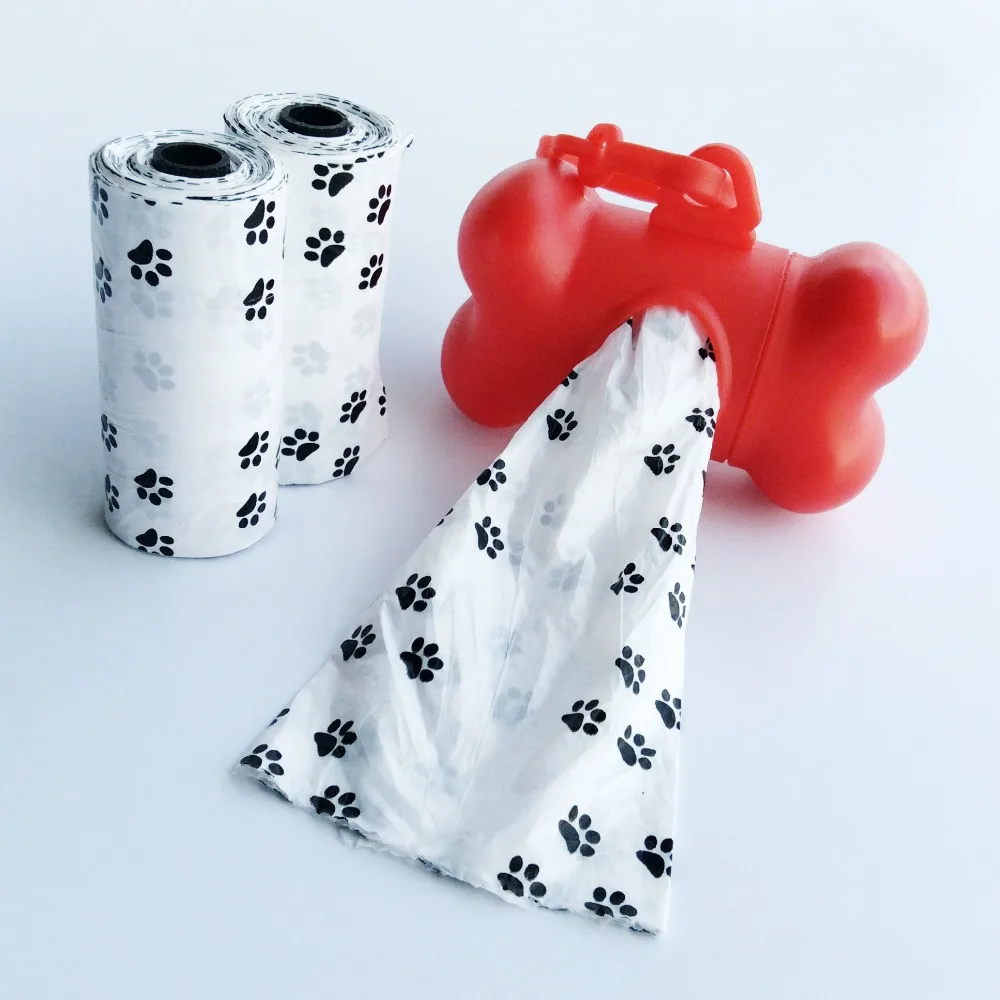 1 шт. биоразлагаемые мешки для отходов собак 3 рулона|biodegradable dog waste bags|dog bagwaste bag |