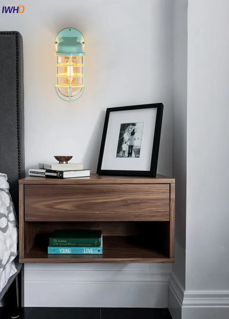 Wandlamp скандинавский светодиодный настенный светильник, наружный светильник, стеклянный абажур, наружный настенный светильник для двора, крыльца, освещение, Buiten Verlichting