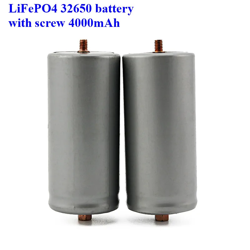 2 шт много винтов LiFePO4 батарея 32650 4000mAh перезаряжаемая литий ионная для