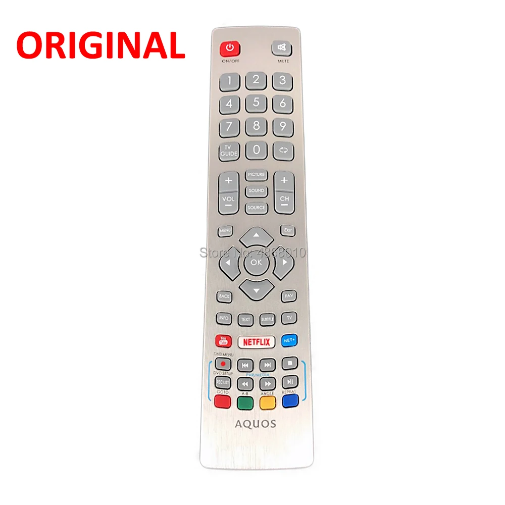 ใหม่ Original TV Remote SHWRMC0115สำหรับ Sharp Aquos LED TV IR Controle Netflix Youtube 3D ปุ่ม Fernbedienung